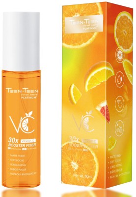 Teen.Teen 30x Vitamin C Booster Makeup Fixer Matte Finish Long-Lasting Non-Oily Non-Stick Primer  - 60 ml(Vitamin C)