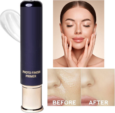 HUZURLU HD Photo Finish Foundation Makeup Base Smooth & Blur  Primer  - 30 ml(Transparent)
