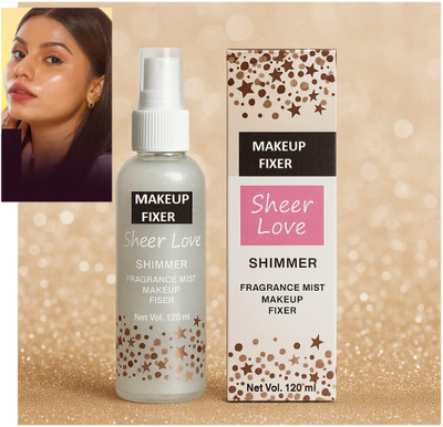 nn makeup setting spray new look golden color shade pack of 1 Primer  - 120 ml(golden)