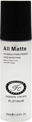 FASHION COLOUR ALL MATTE PRIMER AMP 015 Primer  - 30 ml(TRANSPARENT)
