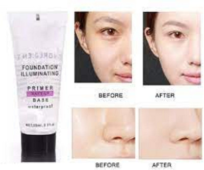 Luipui best long lasting primer makeup for oily skin Primer  - 50 ml(transparent)
