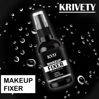 kvd Fixer Super Fine Mist Natural Finish Primer - 50 ml Primer  - 50 ml(Black)