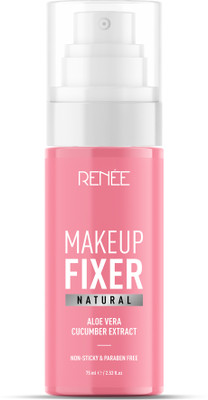 Renee Natural Makeup Fixer, Non-Sticky, Hydrating Setting Spray with Aloe Vera Extract Primer  - 60 ml(Natural Makeup)