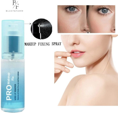 BLUST&FAMME Pro Makeup Fixer makeup setting spray pack of 1 Primer  - 60 ml(Black)