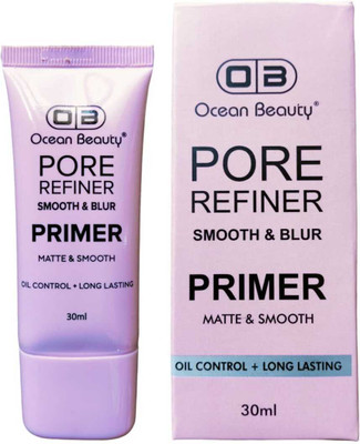 OCEAN BEAUTY Waterproof Long Lasting & Hydrating Matte Pore Refiner Smooth Face  Primer  - 30 ml(Smooth)