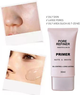 Sheny Primer With Natural Glow Finish For Face Makeup  Primer  - 30 ml(transparent)