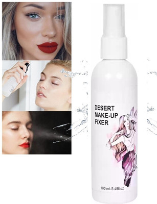 FELICECHIARA New Matte Finish Natural Makeup Fixer Non-Sticky Makeup Setting Spray  Primer  - 100 ml(TRANSPARENT)