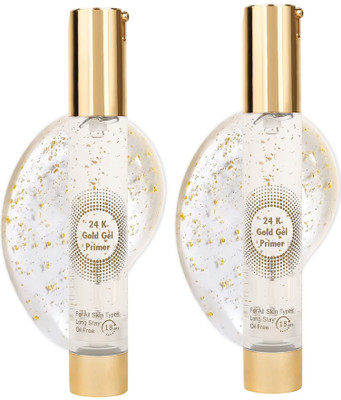 AFARAXIA Gold Gel Matte Finish Oil-Free Primer - Flawless Base for Lasting  Primer  - 60 ml(Transperent)