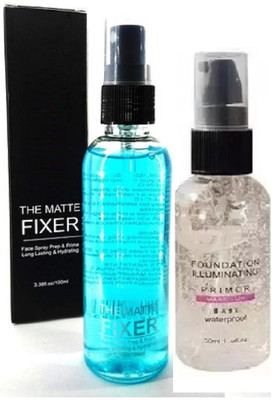 FELICECHIARA Perfect shine finish Fixer with Primer Combo  Primer  - 150 ml(Transparent)