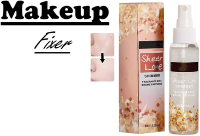 nn Lightweight & Non-Greasy, Makeup Setting Spray Primer  - 120 ml(Silver)