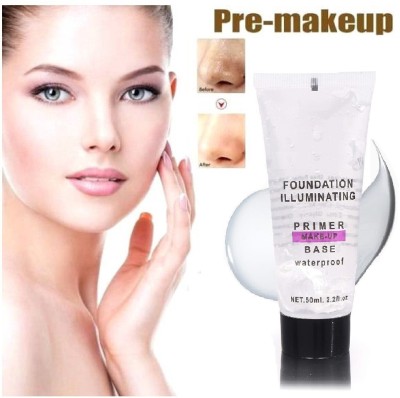 Arcanuy Oil Free professional Makeup Base gel Primer waterproof Primer  - 50 ml(Transparent)