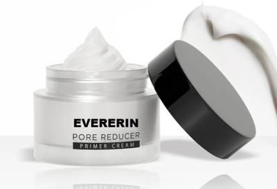 EVERERIN Pore Reducer Primer | All-in-One Radiance Cream | Smooths & Enhances Glow Primer  - 50 g(White)