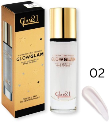 Glam21 High Definition Make-Up Base Glow Glam Illuminating  Primer  - 40 ml(Shade 02: Golden Tint)