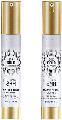 YAWI 24K Gold Gel Matte Finish Oil-Free Primer Flawless Base  Primer  - 60 ml(GOLD)