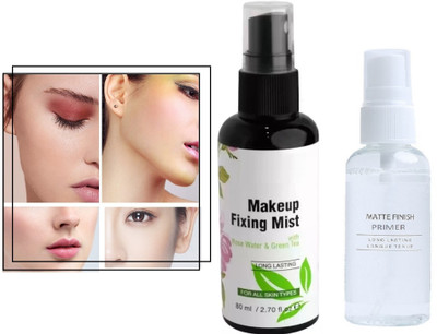 HUZURLU WATERPROOF & LONG LASTING MAKEUP FIXER & MAKEUP BASE PRIMER Primer  - 180 ml(TRANSPARENT)