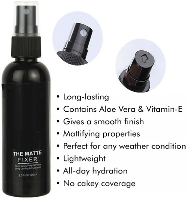 AMOSFIA Make Up Fixer Fix & Flaunt  Primer  - 100 ml(TRANSPARENT)