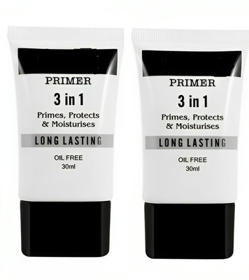 Trendy styler Proffesional 3 In 1 Oil Free Advance Primer  - 60 ml(Transparent)