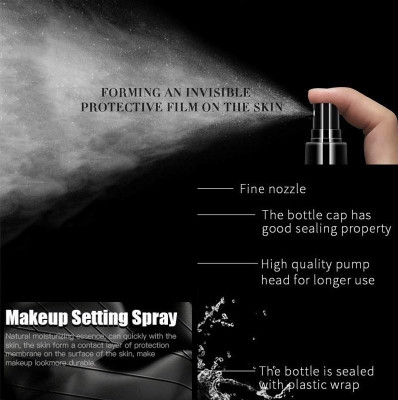 AMOSFIA NATURAL MAKE-UP FIXING MIST FOR ALL SKIN TYPES Primer  - 100 ml(Transparent)