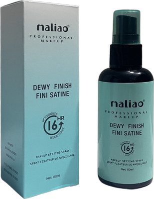 maliao Dewy Finish Fini Satine Makeup Setting Spray Primer  - 80 ml(Transparent)