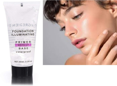 Luipui waterproof primer makeup based pack of 1 Primer  - 50 ml(transparent)