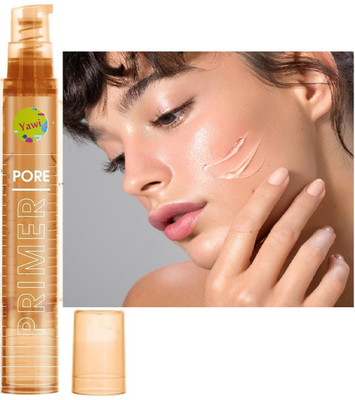 YAWI Glow Pore Blurring Primer | Enhances Skin’s Glow Formula Primer  - 25 ml(Brown)