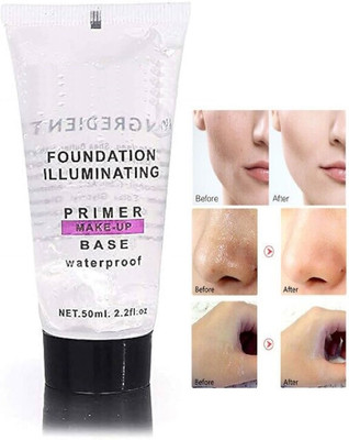 LILLYAMOR Best Moisturizing Foundation Primer, Clear Smooth Makeup Base Primer  - 50 ml(Transparent)