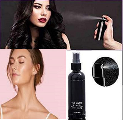 Luipui matte finish best makeup setting spray pack of 1 Primer  - 100 ml(TRANSPARENT)