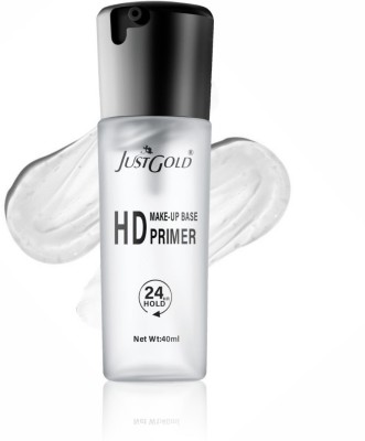 JUSTGOLD HD Primer Matte Smooth Texture Fills Pores and Fine Lines Long Lasting Primer  - 40 ml(9377)