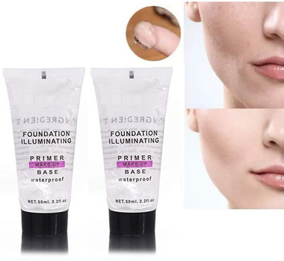 Herrlich GEL PRIMER SET OF 2 100 ML FOR MAKEUP BASE Primer  - 100 ml(TRANSPARENT)