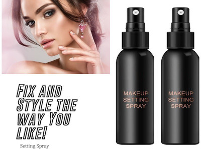 NADJA MATTE FINISH MAKEUP SETTING FIXER FOR MOISTURE Primer  - 200 ml(BLACK)