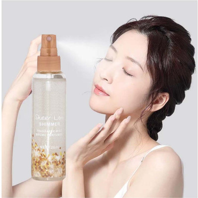 tanvi27 Best Shimmer Fragrance mist Makeup Fixing Spray  Primer  - 120 ml(TRANSPARENT)