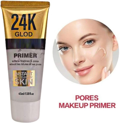 Wonholli Blurring Primer Minimize Pores & Fine Lines for Smoother Makeup Primer  - 45 ml(Transparent)