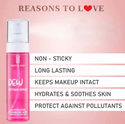 MYEONG Matte Magic Mist & Set Clear Spray Fixer Primer  - 100 ml(Pink)