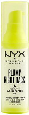 Nyx Professional Plump Right Back Electrolytes  Primer  - 30 ml(Clear)