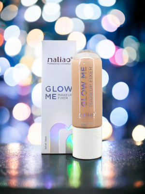 maliao Glow Me Makeup Fixer Setting Spray Upto 16 hour Wear* Primer  - 100 ml(Transparent Gold)