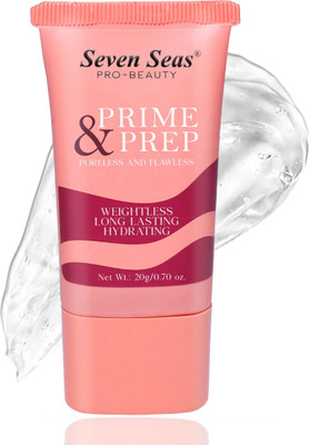 Seven Seas Prime & Prep Poreless and Flawless Makeup Base  Primer  - 20 g(Transparent)