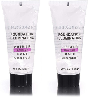 HUZURLU WATERPROOF FOUNDATION MAKEUP BASE PRIMER Primer  - 100 ml(TRANSPARENT)