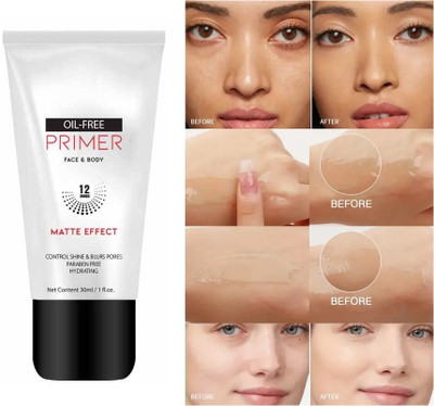 manasona Makeup Primer Gel,Moisturizing, Pore Invisible Filling Gel For Pre Makeup Primer  - 30 g(TRANSPRENT)