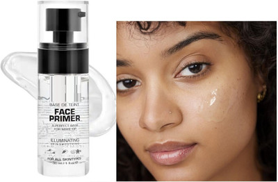 GABBU Drop Primer Gel Base for All Skin Types, Oil-Free Cream for Long Lasting Primer  - 30 ml(Transparant)