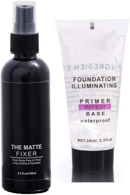 ADJD MAKEUP BASE PRIMER WITH MAKEUP FIXER Primer  - 150 ml(Transparent)