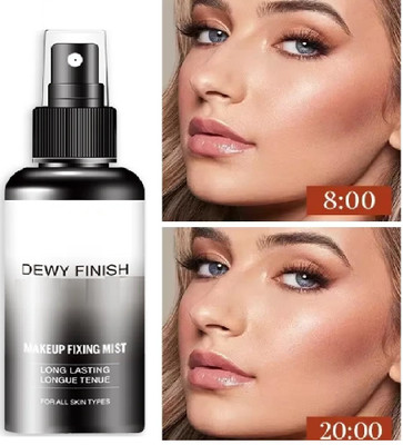 AFARAXIA Lightwet Natural Makeup Fixer Non-Sticky Makeup Setting Spray Primer  - 100 ml(transperent)