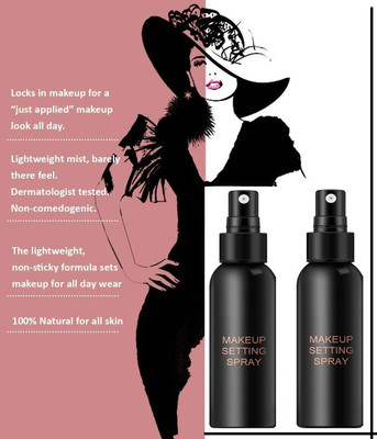 NADJA MATTE FINISH MAKEUP SETTING FIXER FOR ALL DAY LONG Primer  - 200 ml(BLACK)