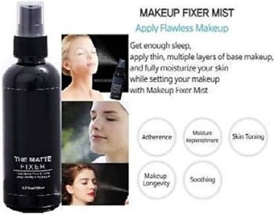 Herrlich Makeup Fixer Setting Spray Moisturizing Long Lasting Finish Primer  - 100 ml(TRANSPARENT)