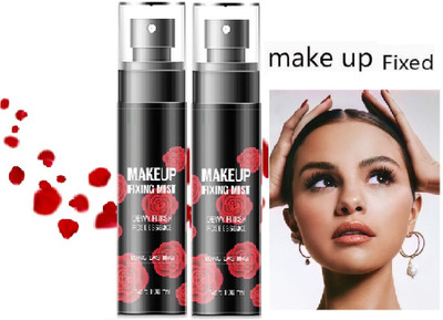 Emijun ROFESSIONAL MATTE MAKEUP ROSE FIXER FACE SPRAY FOR ALL SKIN TYPES Prime COMBO Primer  - 200 ml(TRANSPARENT)