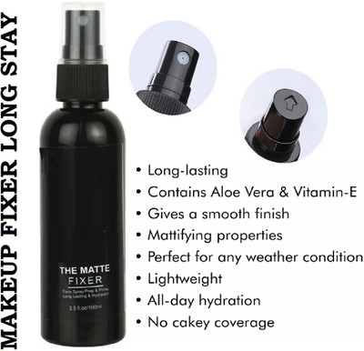 JANOST Super Pro Makeup Fixer Hydrating pack of 1 Primer  - 100 ml(Transparent)