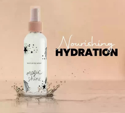 GFSU - GO FOR SOMETHING UNIQUE Magic Shine Long lasting Makeup Fixer Spray  Primer  - 150 ml(TRANSPARENT)