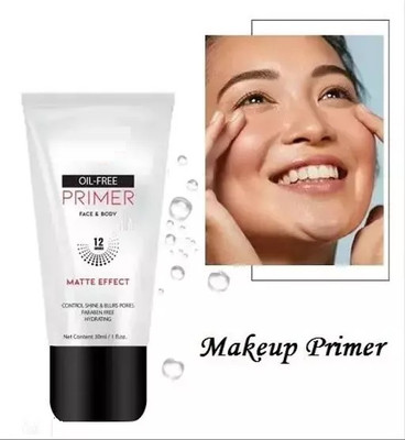 GABBU MATTE FINISH GEL BASED OIL FREE FACE PRIMER Primer  - 30 ml(Transprent)