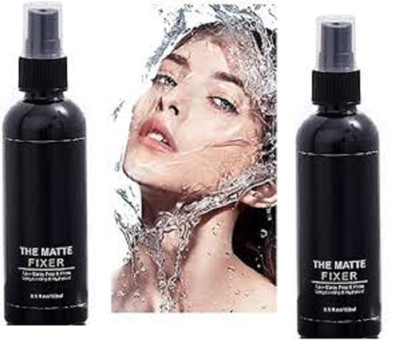 Luipui best makeup makeup fixer setting pack of 2 Primer  - 200 ml(transparent)