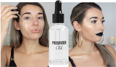 Arcanuy Drops Primer Oil For Face Base Skin Lightweight  Primer  - 14 ml(transparent)