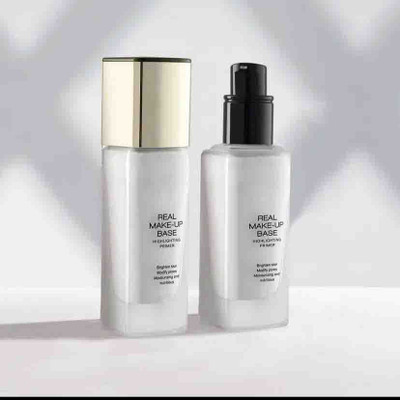 CATERINACHIARA Real Base Highlighting Primer|Skin-Hydrating Primer With Natural Glow  Primer  - 40 ml(White)